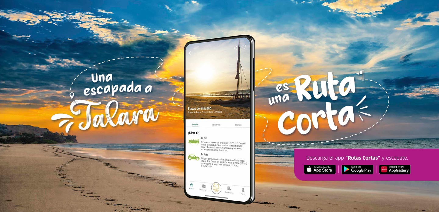 ¡Descarga nuestra App Rutas Cortas!