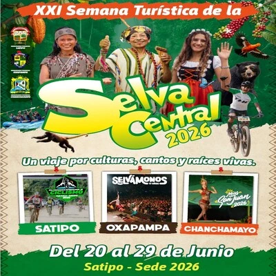 Semana turística de la selva central - Sede Satipo 2026