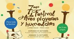 7mo Festival de Aves Playeras y Humedales
