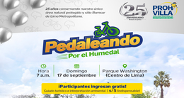 Pedaleando por el Humedal