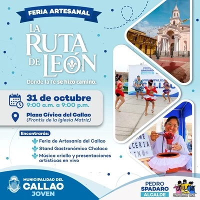 Feria Artesanal “Por la Ruta del Papa León XIV”