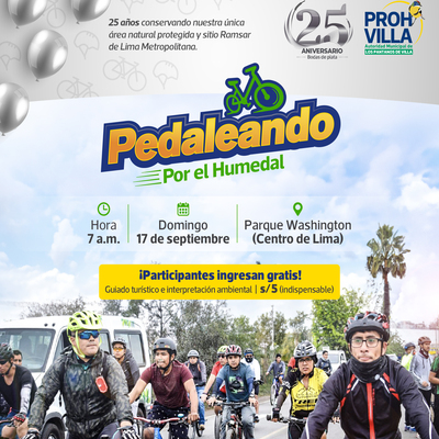 Pedaleando por el Humedal