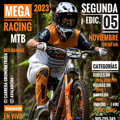 Mega Racing MTB Downhill, segunda edición 2023