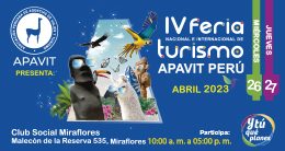 IV Feria Nacional e Internacional de Turismo APAVIT 2023