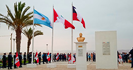 Duocentésimo Tercero (203) Aniversarios del Desembarco de la Expedición Libertadora de Don José de Martín en la bahía de Paracas