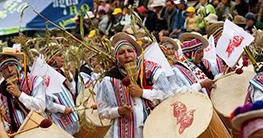Fiesta Virgen de Cancharani y concurso Regional de Sikuris