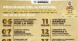 Festividad de la Santísima Virgen del Carmen en Imperial, Cañete