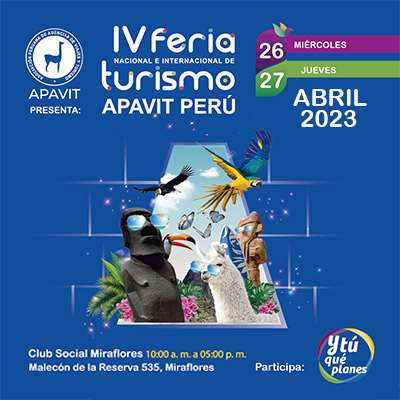 IV Feria Nacional e Internacional de Turismo APAVIT 2023