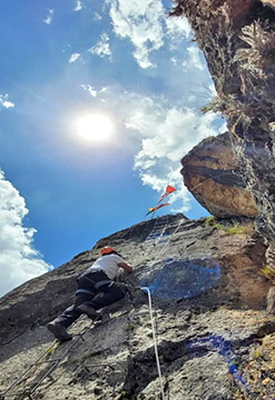 Skybike en las montañas