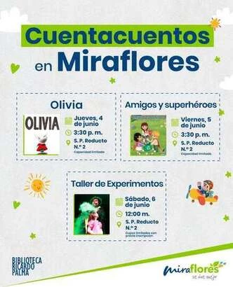 Cuentacuentos en Miraflores