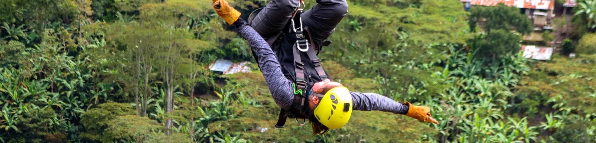 Zipline o canopy en La Convención