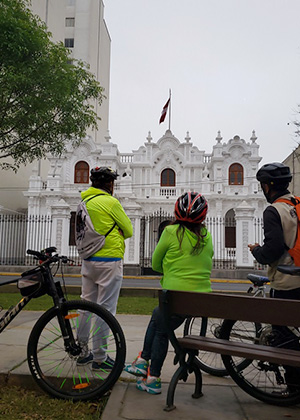 Al Centro Histórico de Lima en bicicleta