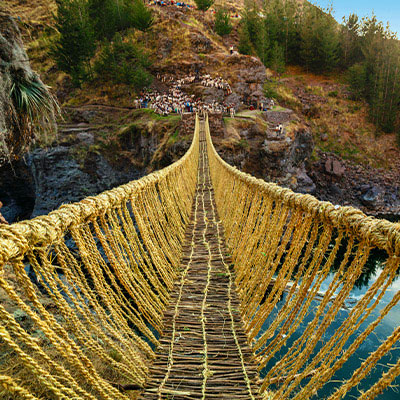 Cusco: se programa la reconstrucción del último puente Inca 