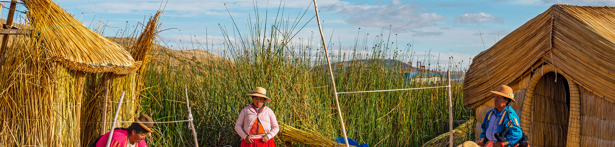Reserva Nacional del Titicaca Islas Flotantes Uros Titino