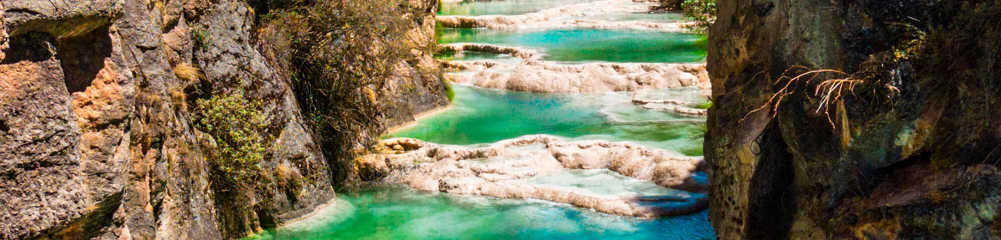 Millpu, Aguas turquesas