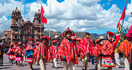 Desfile de danzas - colegios