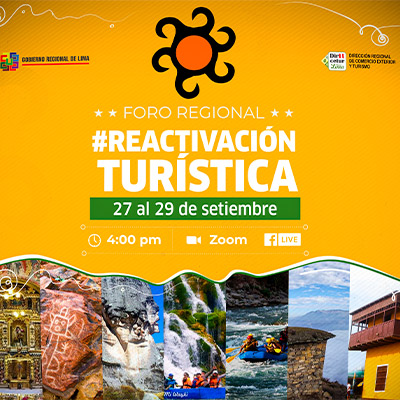 Foro regional "REACTIVACIÓN TURISTICA"