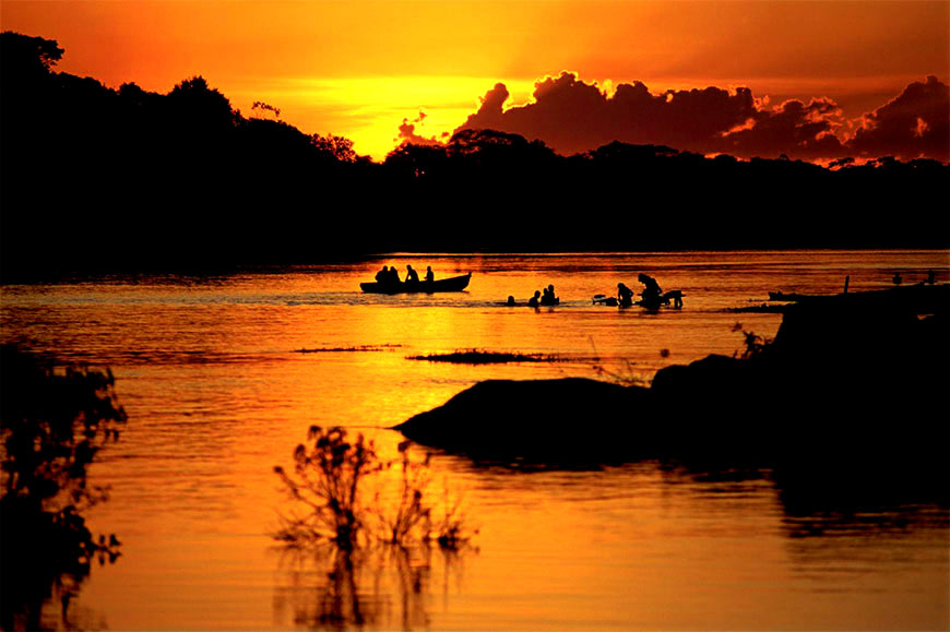 Orilla del Río Tigre