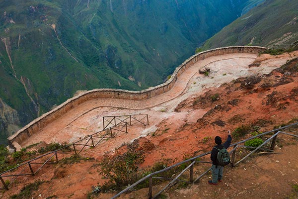 Cañón del Sonche en Chachapoyas en Amazonas