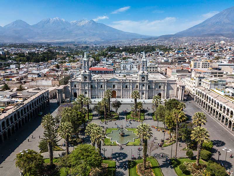 Aniversario de Arequipa Plaza de Armas de Arequipa