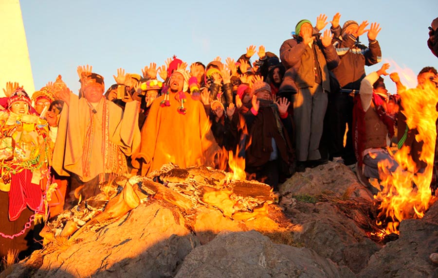 Ceremonia de Año Nuevo Andino