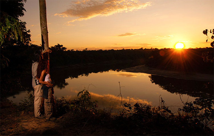 Atardecer en Tambopata