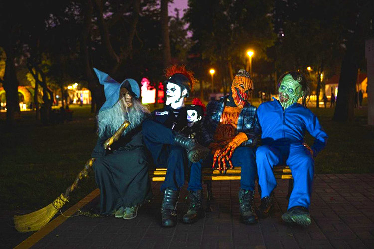 Halloween en Lima Parque de las Aguas