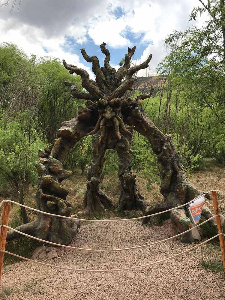 Escultura en Humedales de Huasao