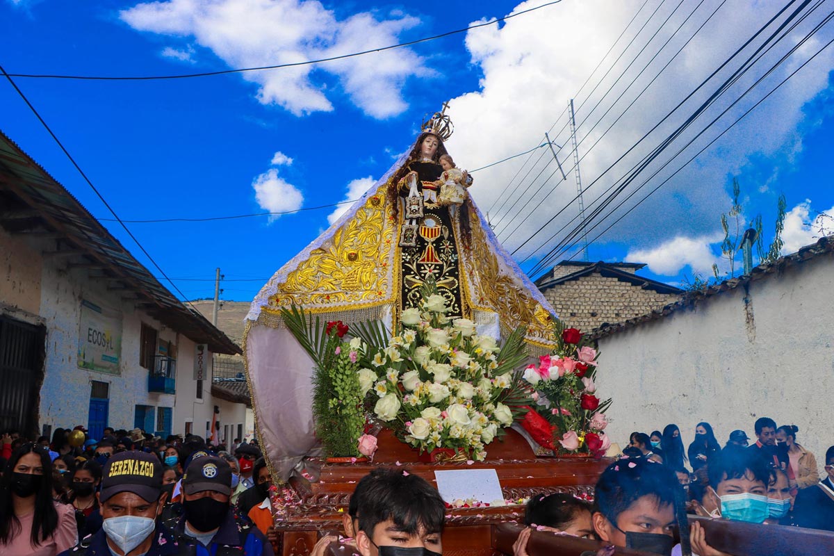 Virgen del Carmen en Huari - Dirección de Patrimonio Inmaterial