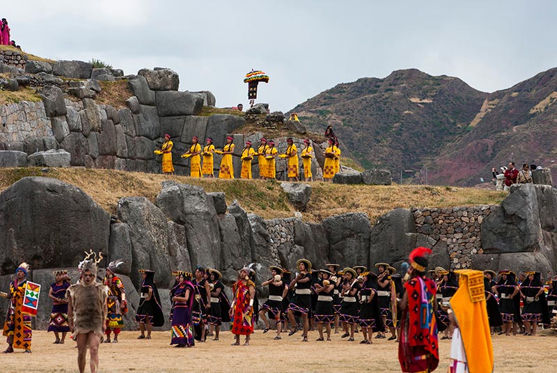 Bailarines Inti Raymi