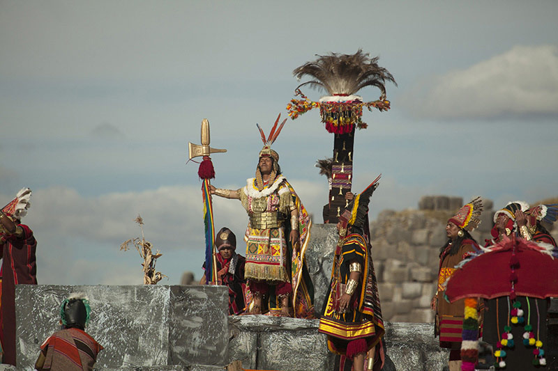 Inca en el Inti Raymi