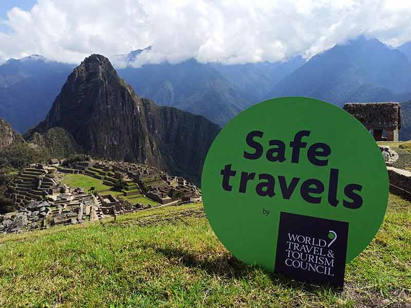 Sello Safe Travels en Cusco