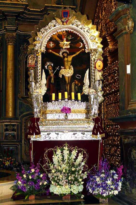 Señor de los Milagros en iglesia