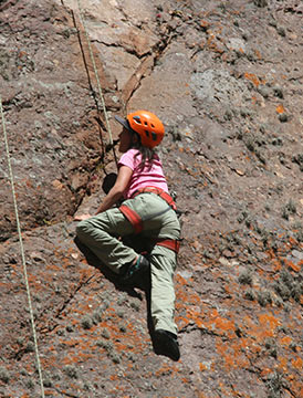 Escalada en roca en el Valle Sagrado