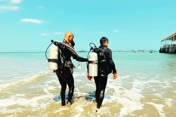 Bautizo sub marino con Snuba en los Órganos 