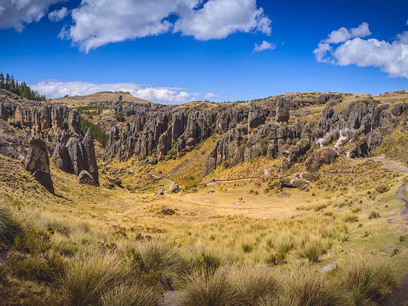 Ventanillas y bosque de piedras